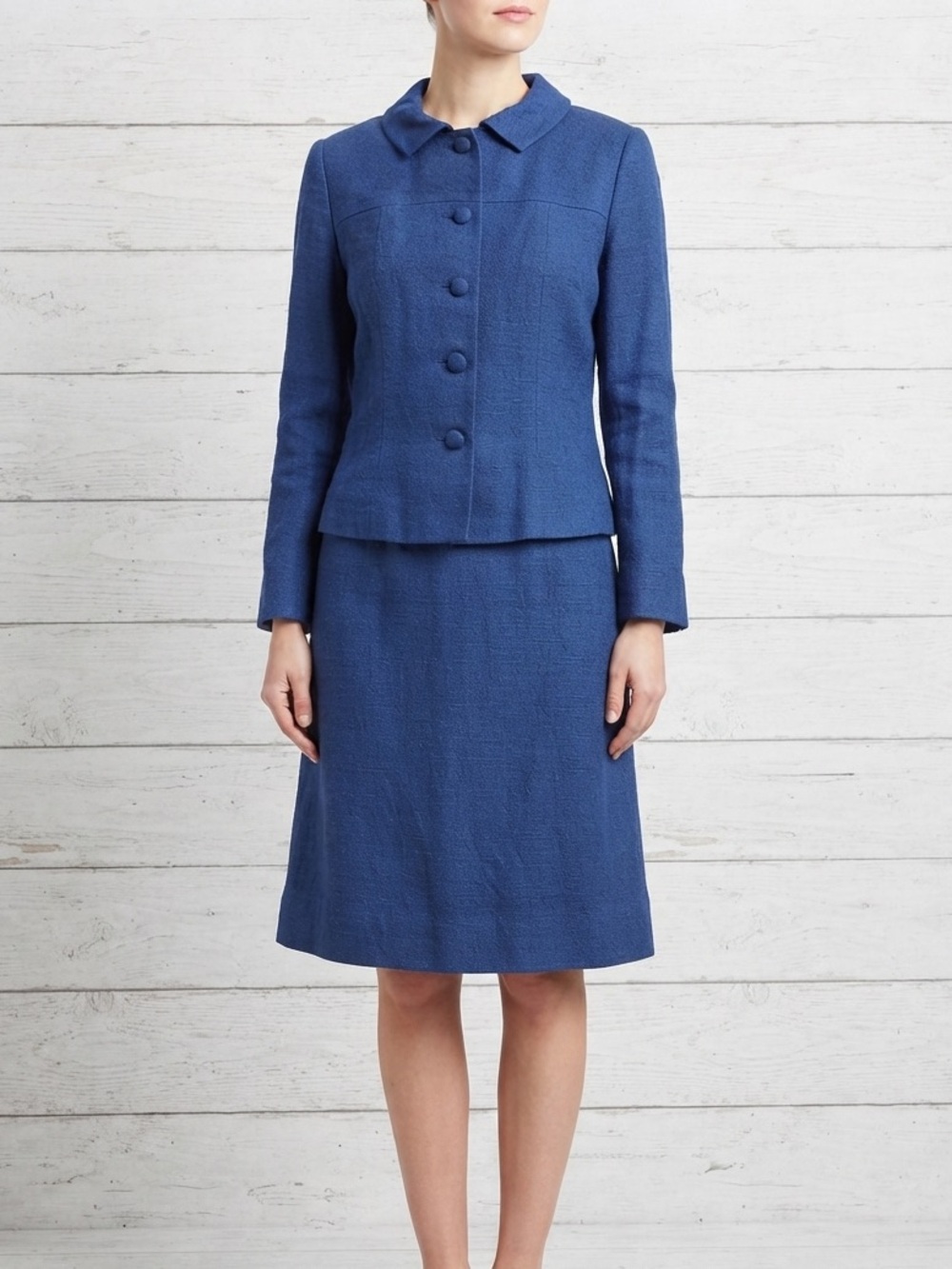 Liberty of London Vintage 60s Blue Skirt Suit mSet